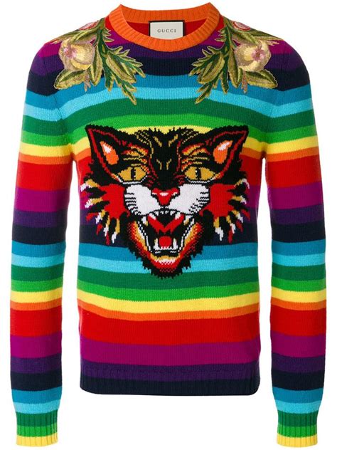 gucci sweater cat|gucci angry cat sweater.